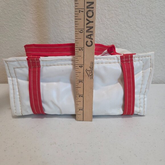 Coca Cola Vintage Lunch Box White Vinyl Cooler - Picture 4 of 12